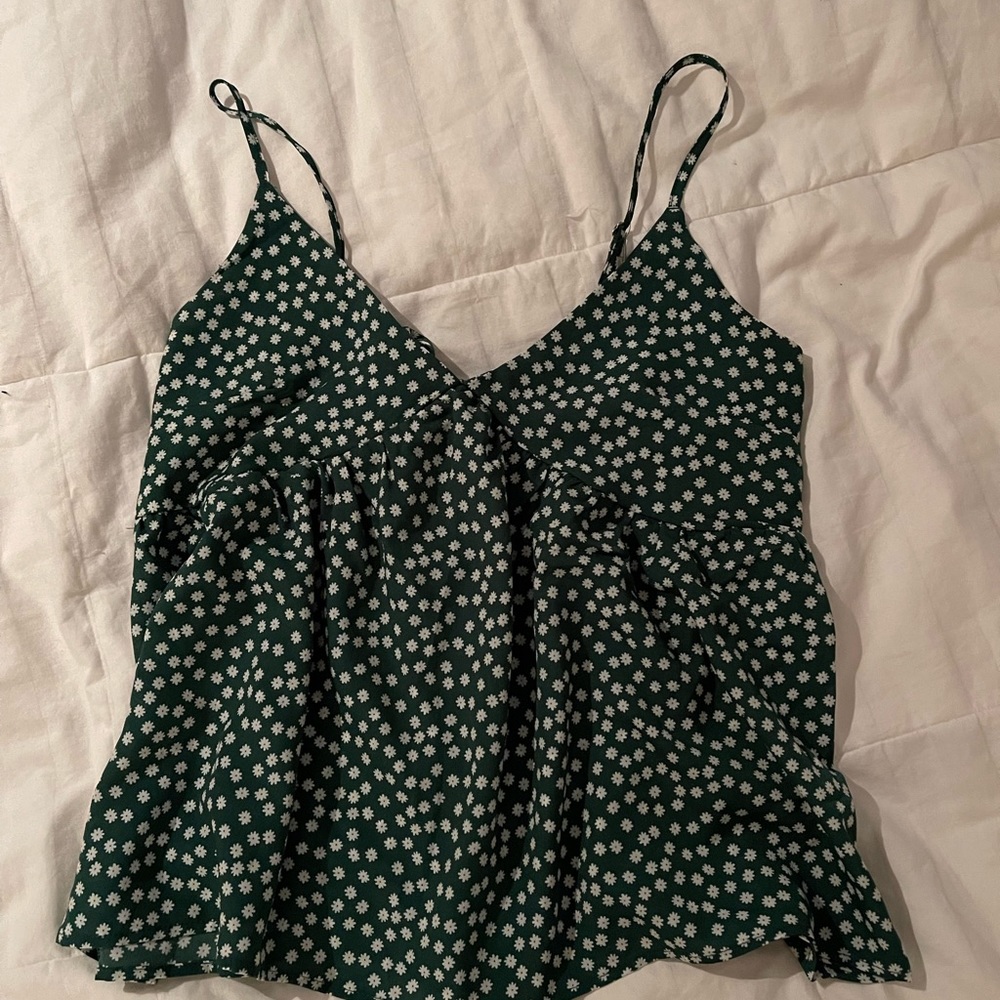 Green blouse